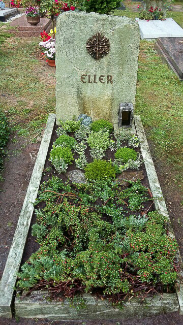 Grabplflege vorher - nachher in Röthenbach Pegnitz - Blumen Werner