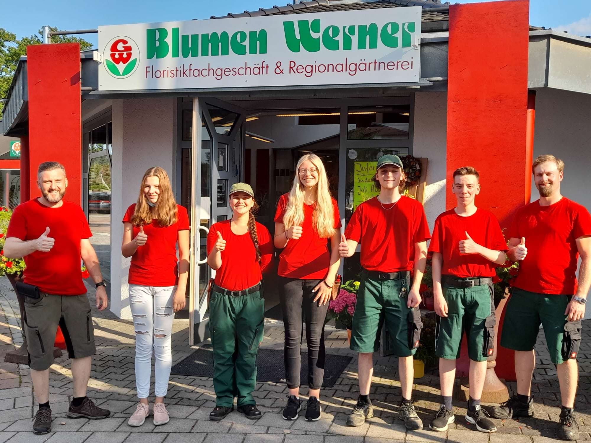 Ausbildung Blumen Werner